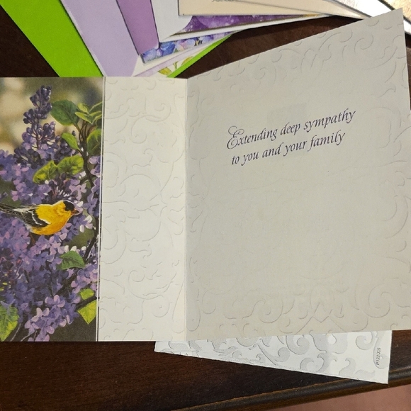 (J39) Sympathy Cards Set - Assorted Colors 13 Cards Total - Picture 5 of 12